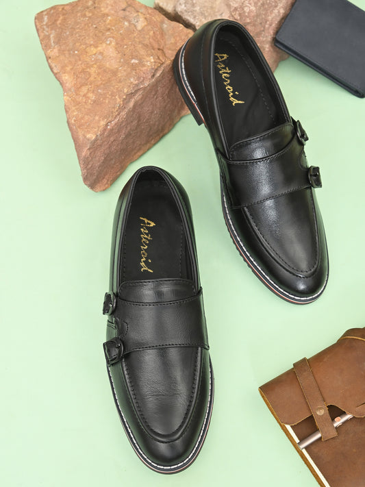 Men Leather Slip-Ons Loafer.