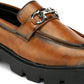 Men's Chunky Casual Formal Loafers. (280-BLK)