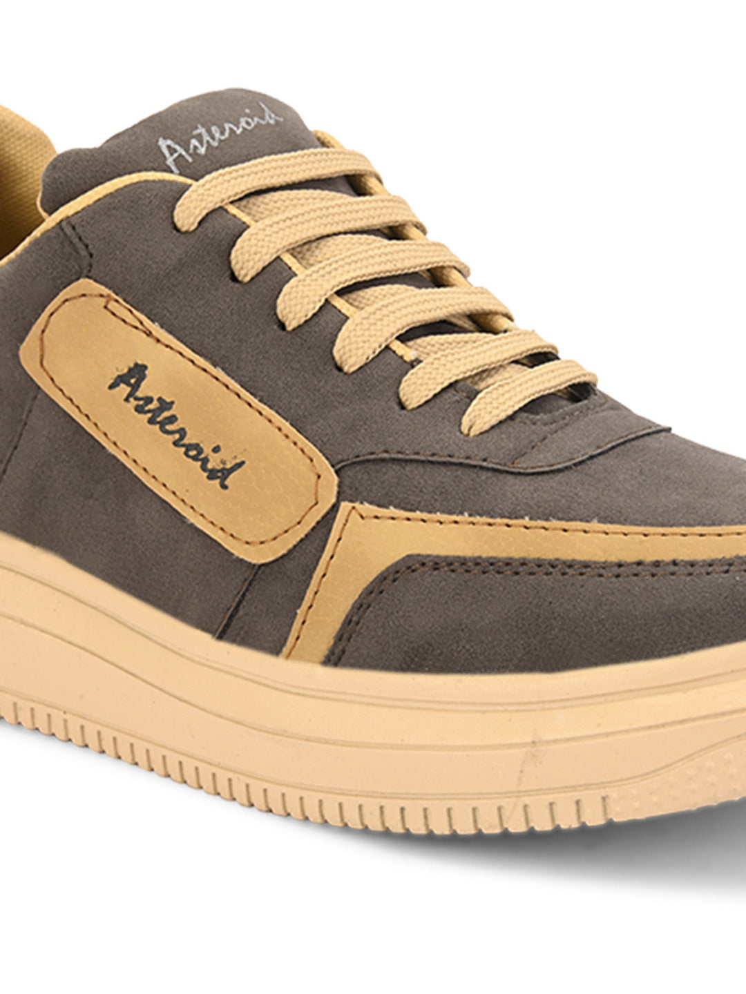 Suede Casual Sneakers. (195-GRY)