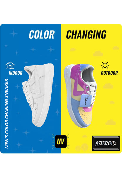 ASTEROID Men's Outdoor Color Change Sneakers.