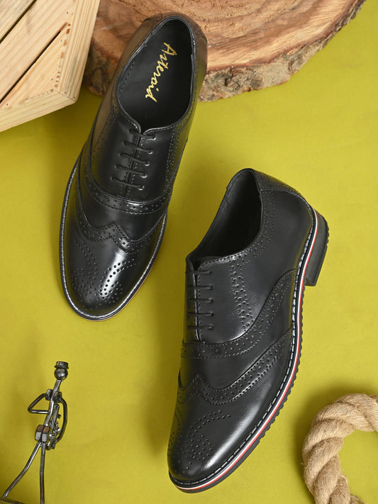ASTEROID Genuine Leather Brouges Shoes.