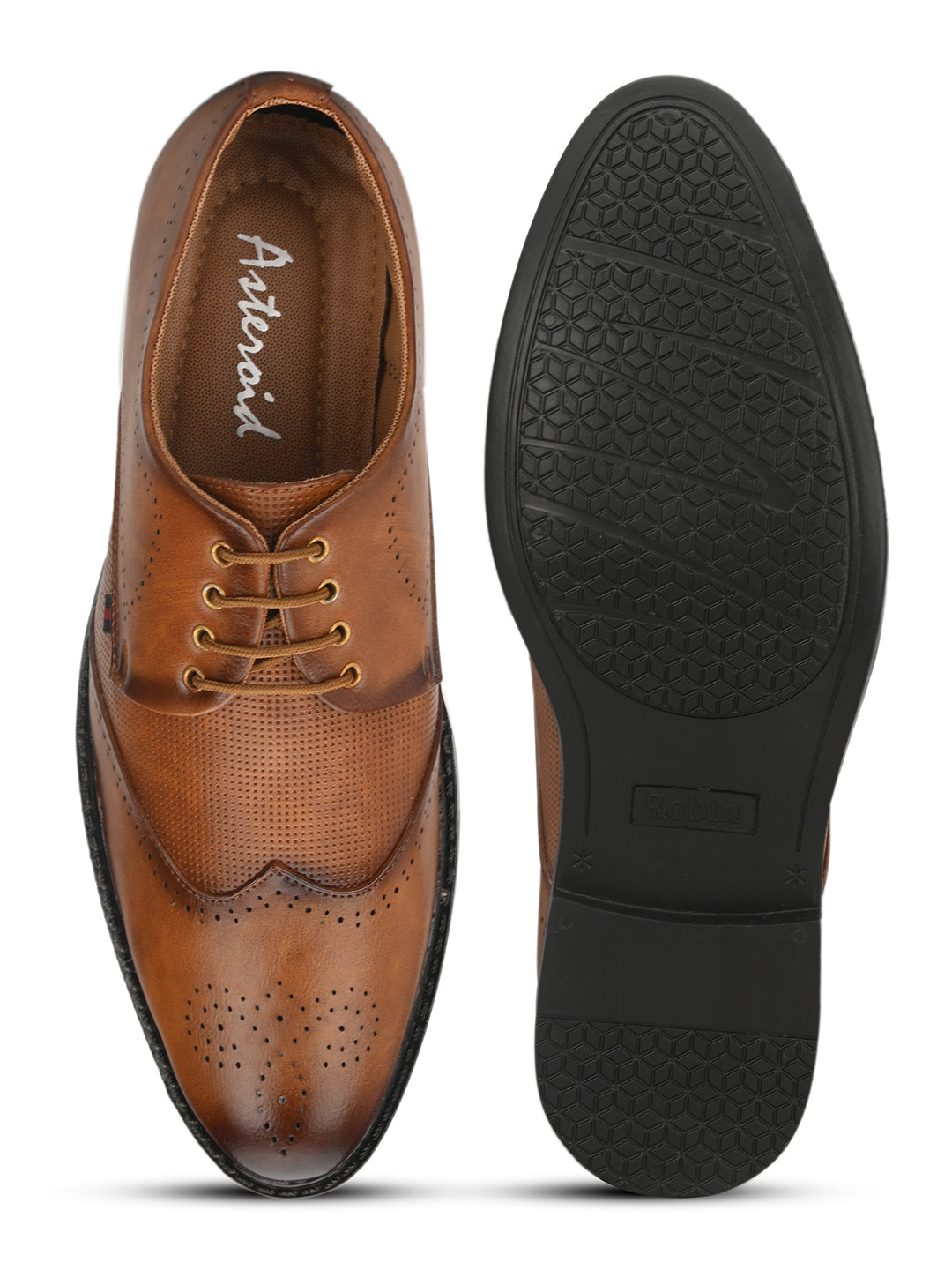 ASTEROID Men's Formal Brogue Shoes.
